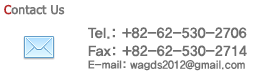 contact us.Tel.: +82-62-530-2706  ,Fax: +82-62-530-2714 ,E-mail: secretariat@wagds.org